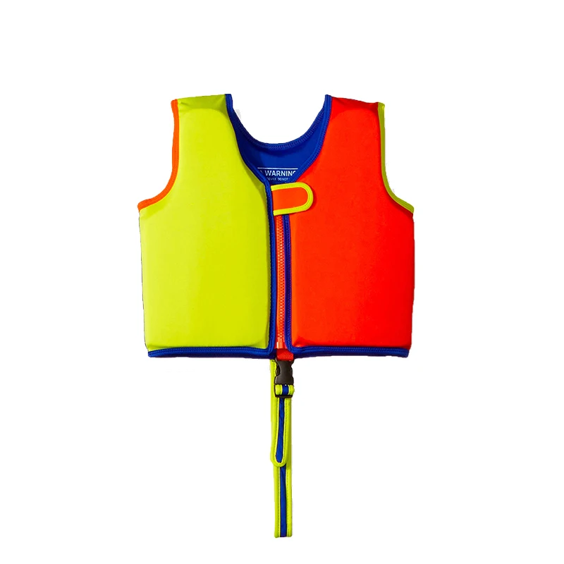 Neoprene EPE Foam Kids Life Jacket Water Sport Buoyancy Swim Vest Pink Color Children Learn To Swim Life Vest