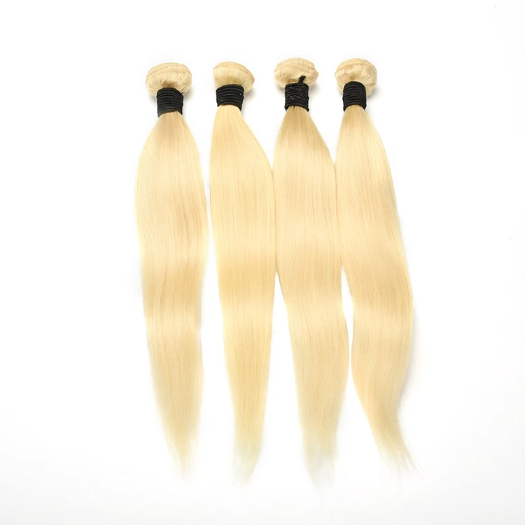 Высококачественные 100% натуральные человеческие волосы, волнистые бразильские волосы 10 А, 613 светлые волосы