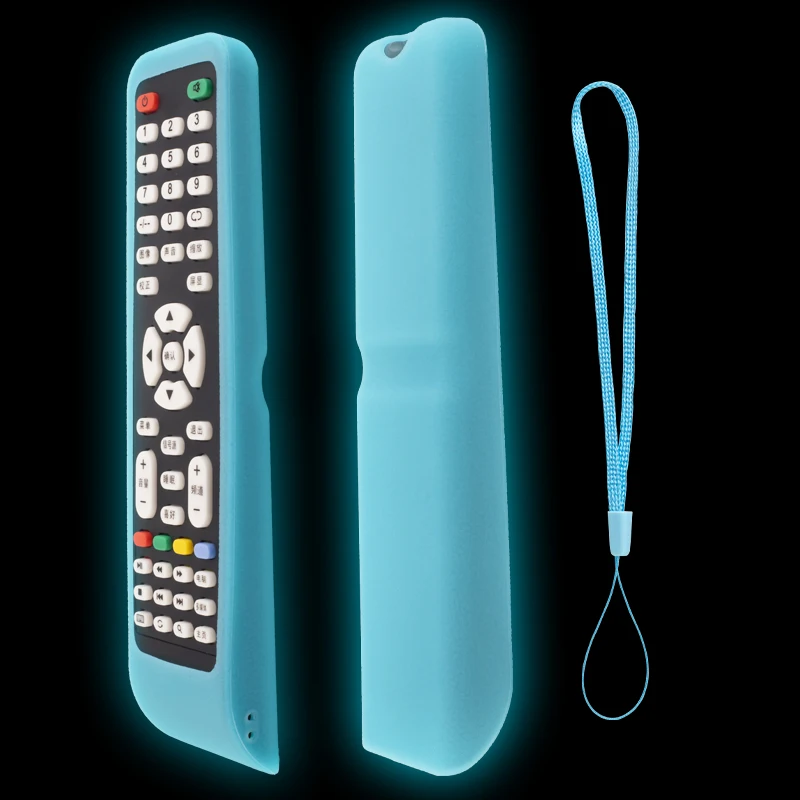 Quality Service for AOC TV Keyboard Silicone Protective Case Dustproof Black Cover for AOC Models Wireless Volume Controls