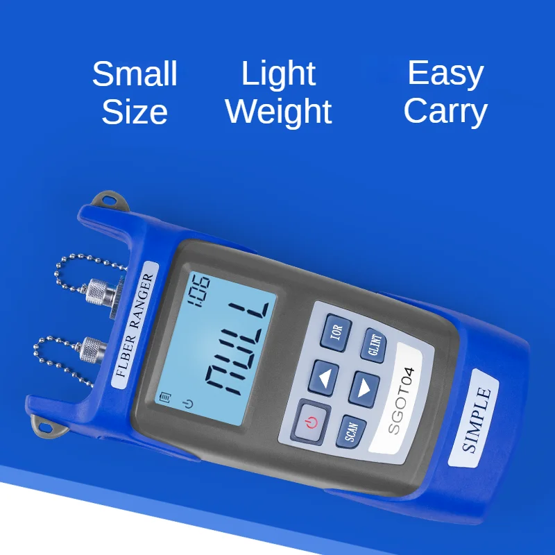 Handheld Mini Otdr 60KM Ftth Field Test And Maintenance optical fiber tester VFL 10mw GUANGYAN SGOT04 OTDR