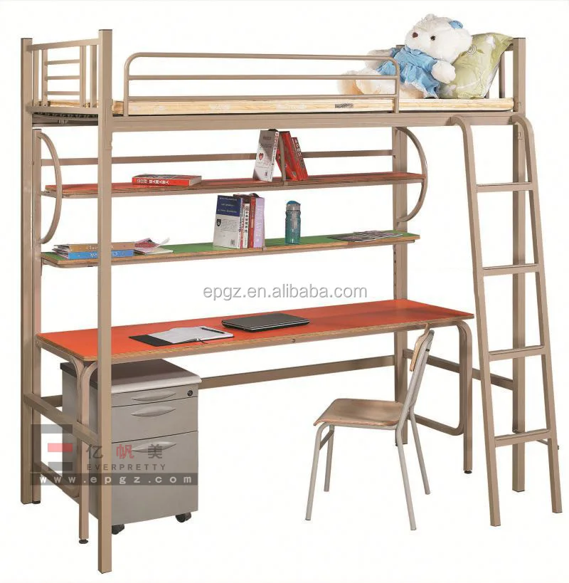 School Furniture Dormitory Furniture Children Bedroom Wooden Bunk Bed Customized Available For Children Kids Student