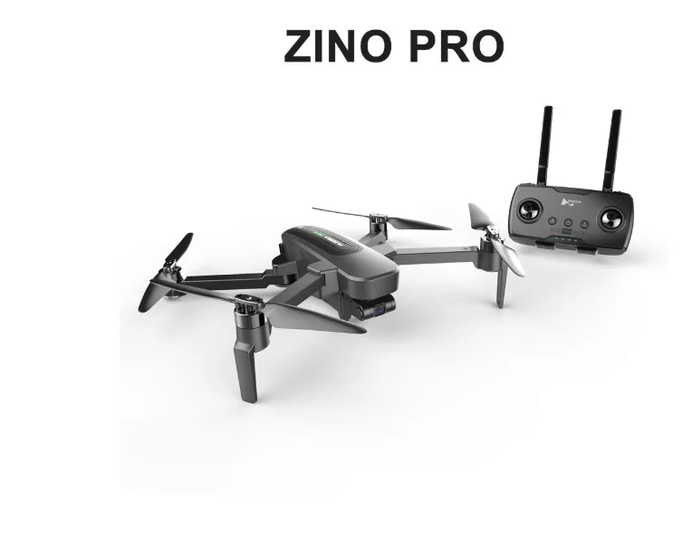 Hubsan Zino Pro GPS 5,8G 4 км Складная рукоятка с видом от первого лица с разрешением 4K UHD камера 3-осевому гидростабилизатору Дрон Квадрокоптер с дистанционным управлением гоночный Бесколлекторный двигатель Drone