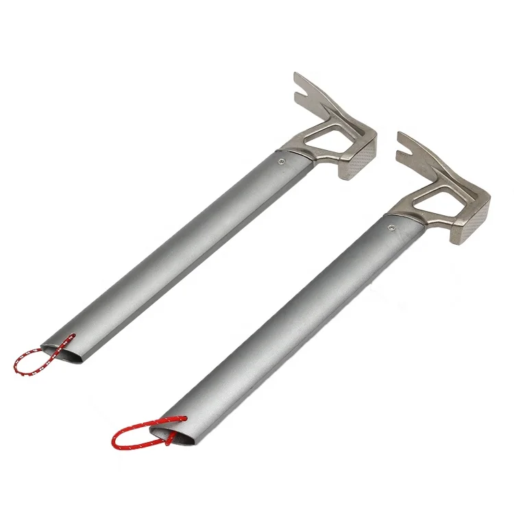 Tent Accessory Camping  Mini Hammer Schaufel Multifunction Camping Gear Multitool Camping Aluminum Tent Hammer