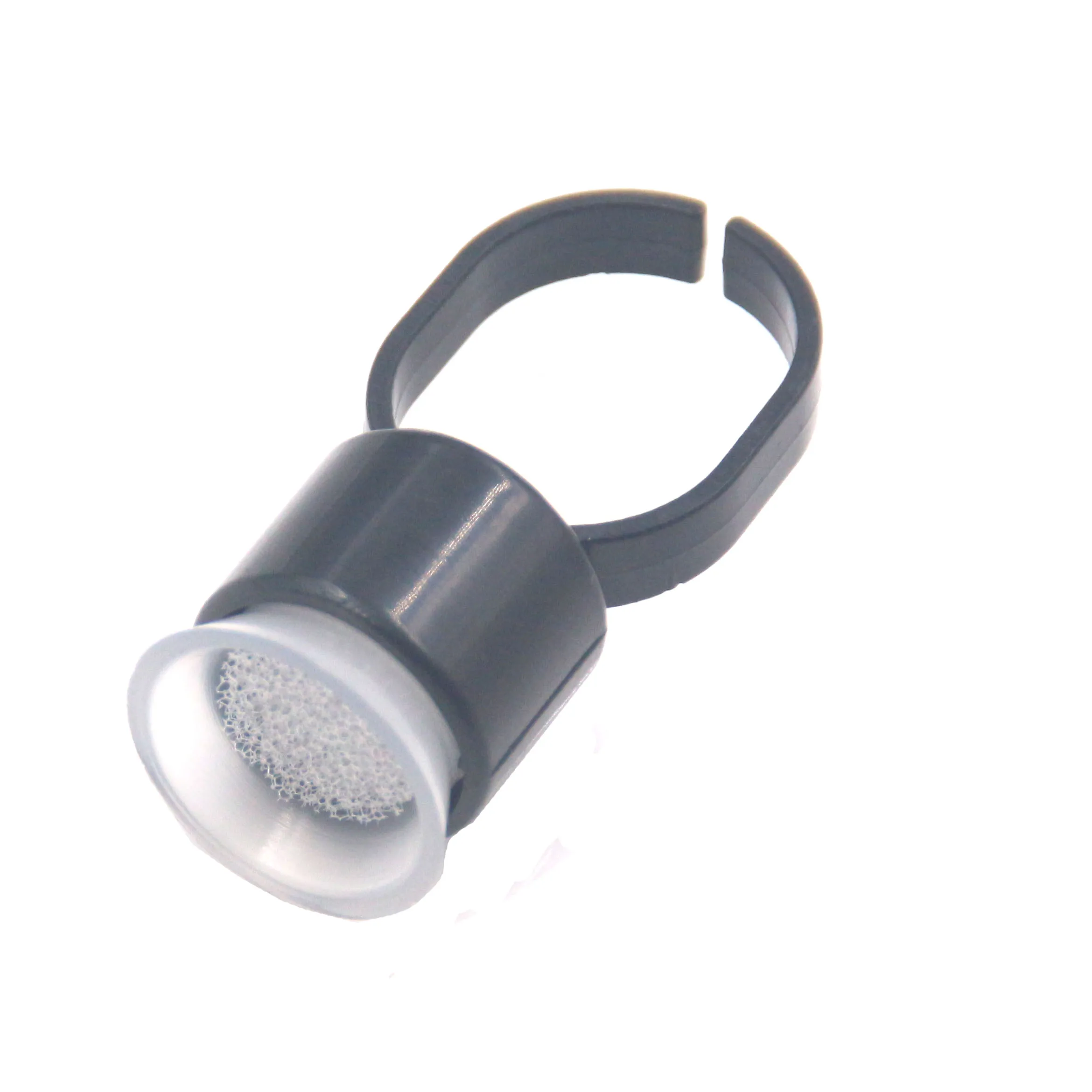 Microblading Pigment Glue Ink Rings With Sponge Cups Ring Permanent Makeup Eyelash Extension Glue Holder Eyebrow Tattoo