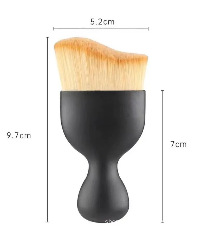 Private Label   Single  Flat  Brush Foundation Synthetic brush  Car Cleaning Brush Small cleaning Tools