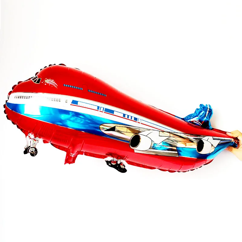 New Airplane Printed Helium Balloon Set Helicopter shaped foil mylar balloons