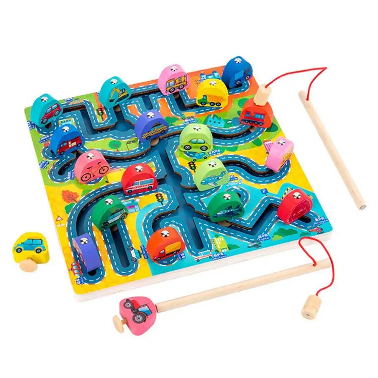 High Quality Magnetic Alphabet Fishing Toys Early Educational Puzzle Game Fish Square Hot Gift For Kids Free Shipping