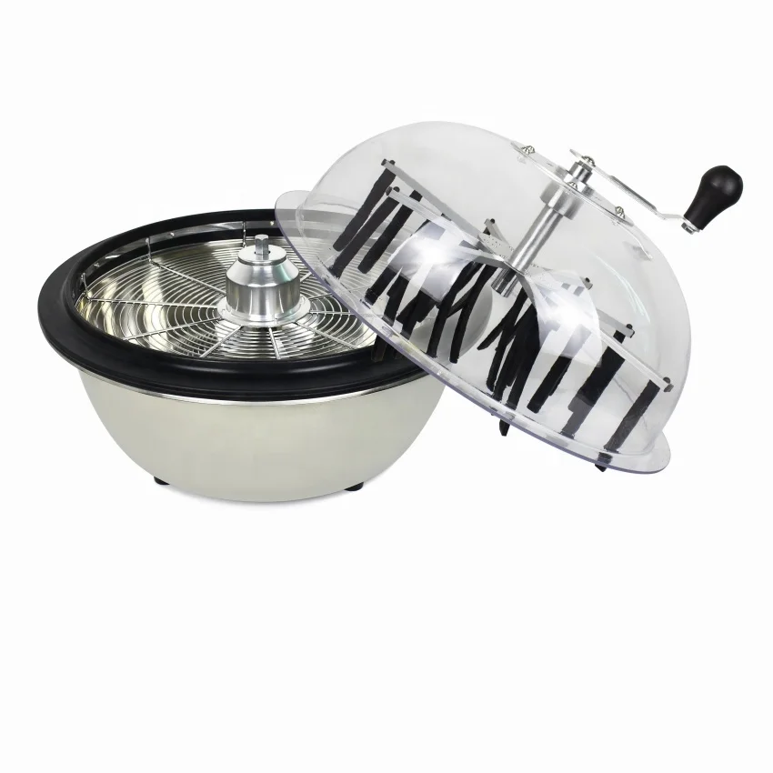 16inch 19inch Bowl leaf trimmer Hand and Motor Driven hydroponic  with Dome clear PMMA cover