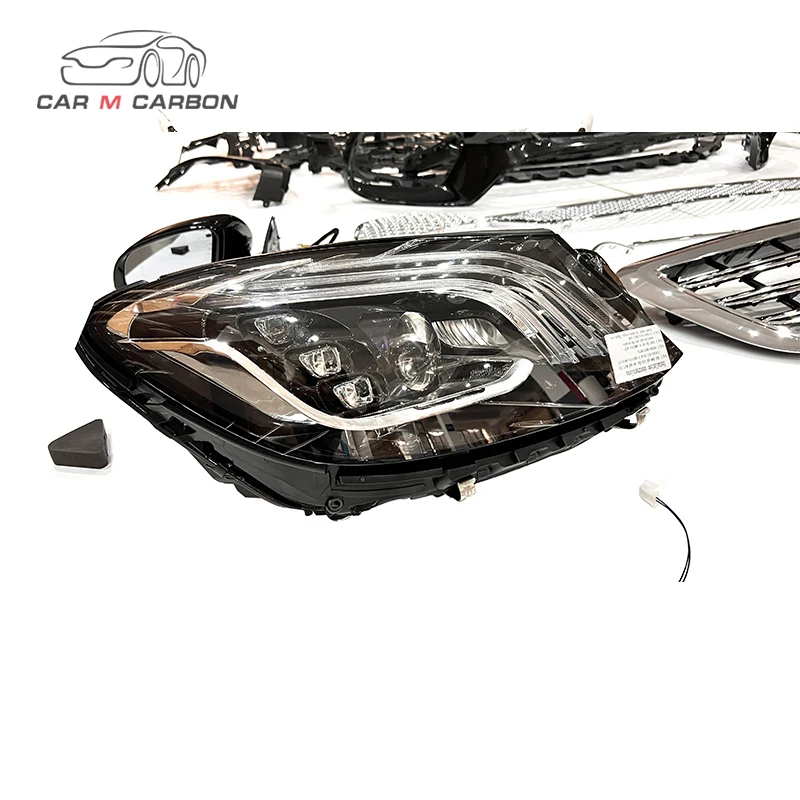 2009-2013Y S550 S500 S350 W221 Upgrade W222 S63 Auto Body Systems Bodykit Car Bumpers W221 S Class Old to New Body Parts