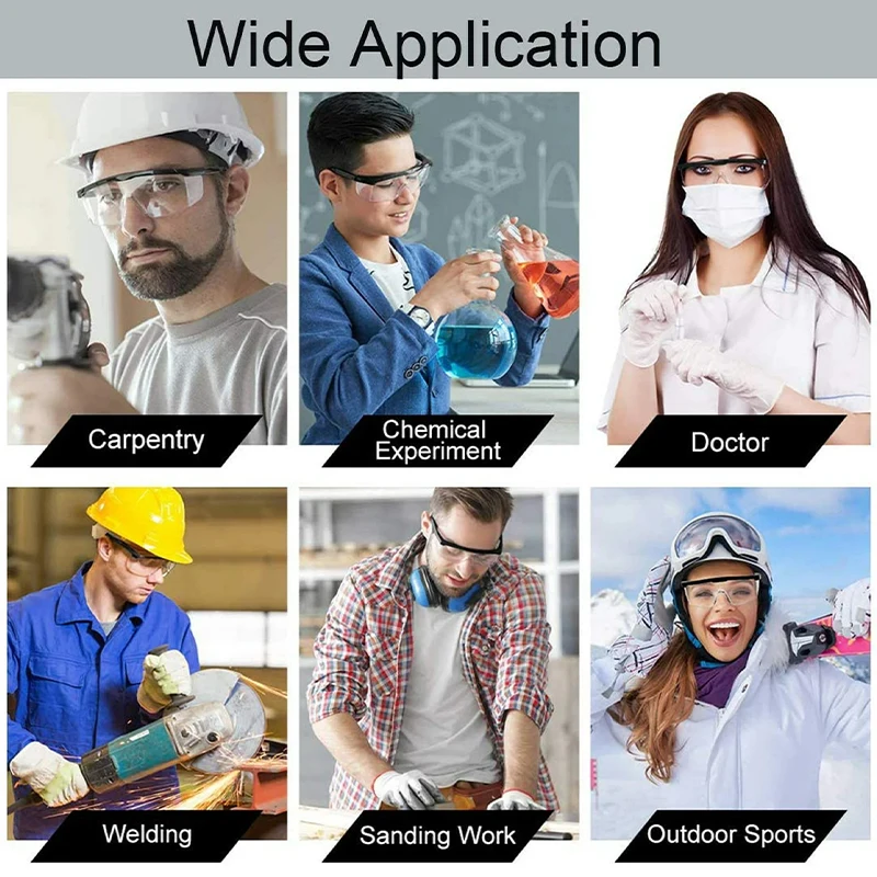 New Trending Work Safety Glasses Stylish Custom Logo Anti Fog Construction Safety Protective Glasses Eyewear