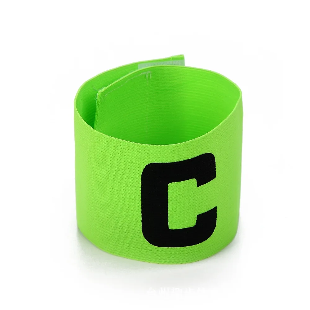 33*7cm custom size color available Elastic Captain Arm Band Soccer Nylon Sport Armband Rugby Football Captain Armband
