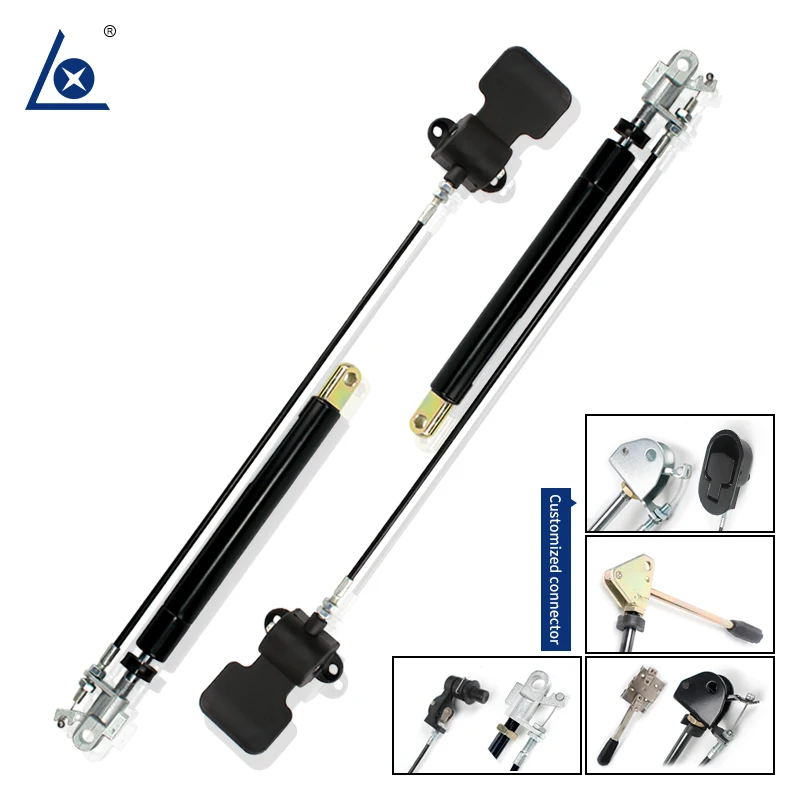 Self locked lockable gas spring gas struts