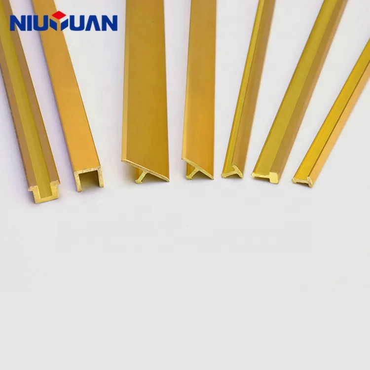Niu Yuan  Brass T Shape Tile Trim Floor Transition Strip