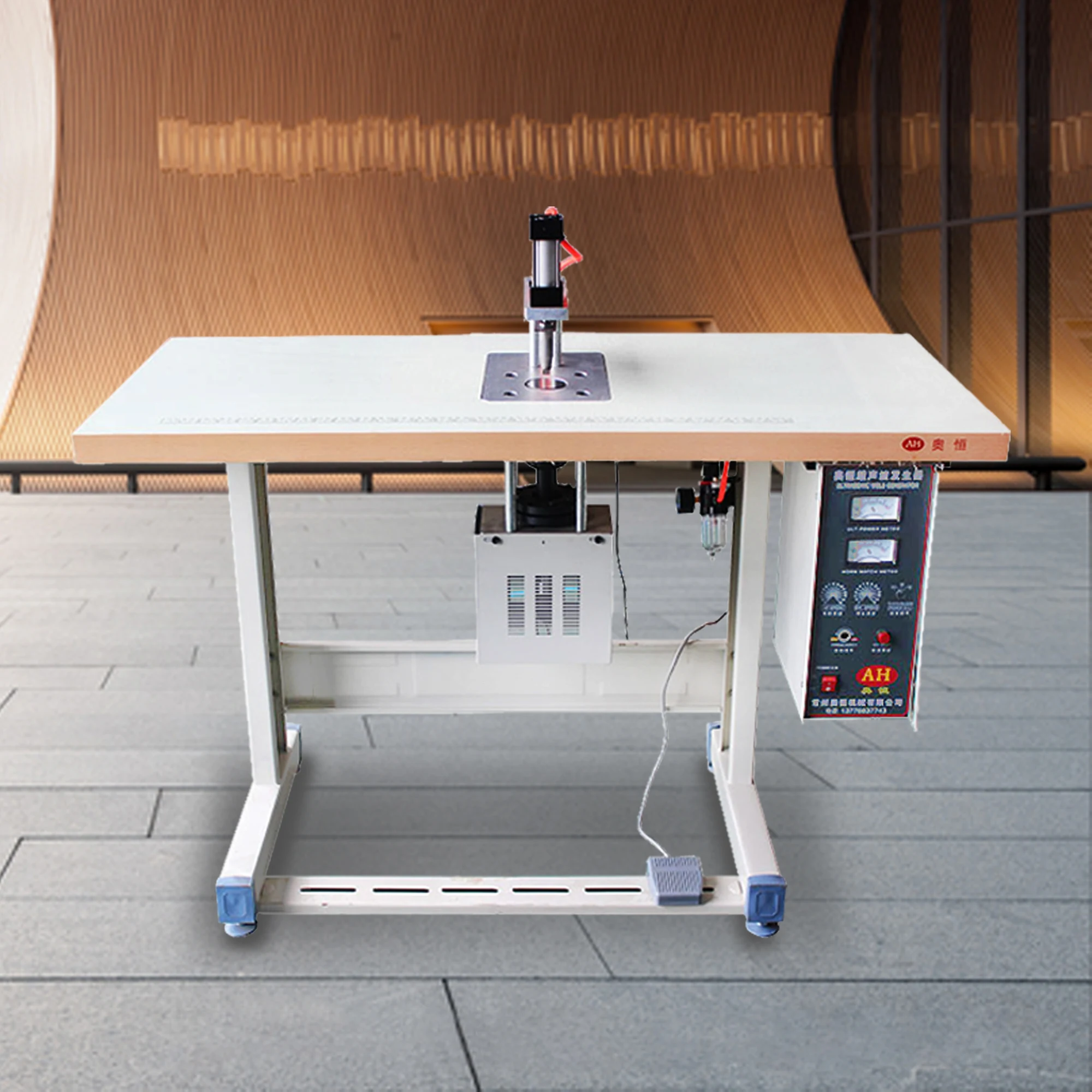 Manufacture Price 2500W smart design velcro welding single spot ultrasonic mask welding machine