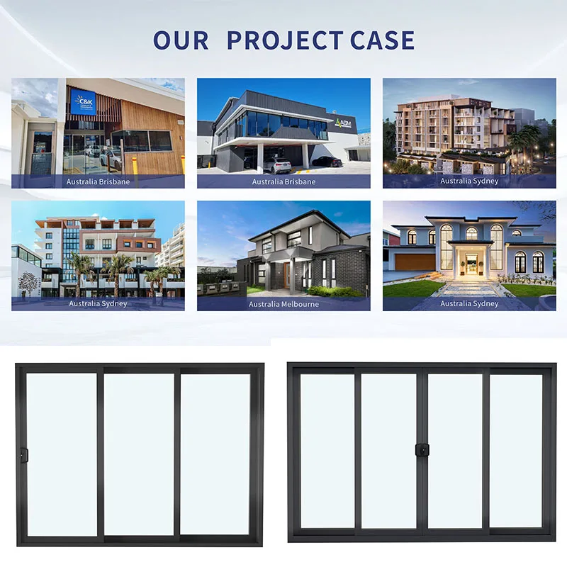 As2047 Australia Standard Aluminum Stacker Doors Cavity Sliders Sliding Door Stacking Aluminium Sliding Door With Mosquito Net