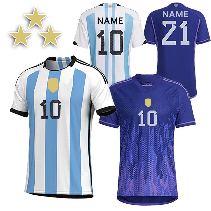 New 3 Star National Soccer Jersey Men Player Version Football Shirt Quick Drying Breathable Team Match Custom Football Uniform