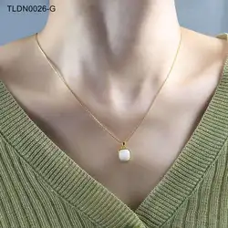 Manufacturer Custom Jewelry China unique Jewellery Cute Chain Women beautiful Gem Stone Pendant Necklace,trending jewelry 2021