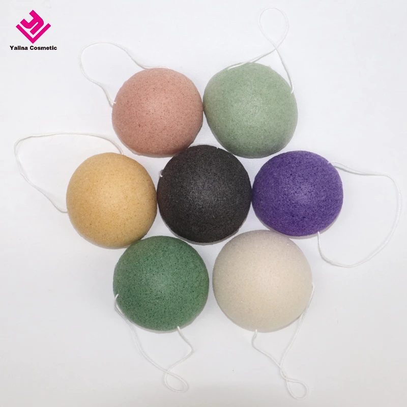 Organic Konjac Sponge Face Cleansing Facial Sponges Body Washing Konjac Sponge