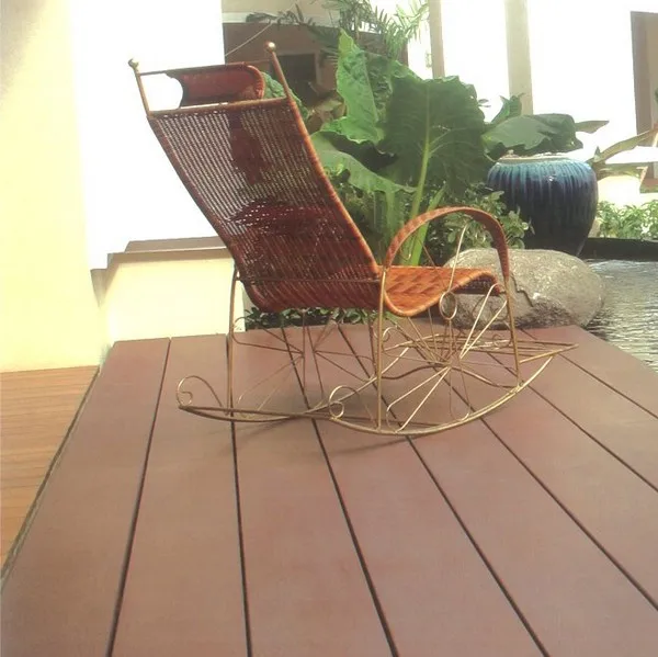 Brushed Finish Fiber Cement Board for Villa Application Decking-Covered Park County Park Boardwalk Decking