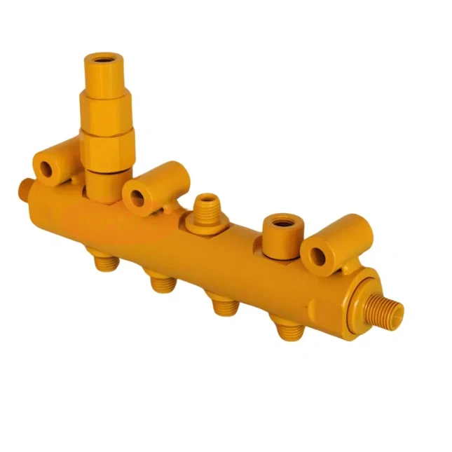 Construction Machinery Parts Fuel Common Rail Assy Assembly 4383416 Common Rail Pipe Engine Fuel Rail 438-3416  C6.4 Excavator