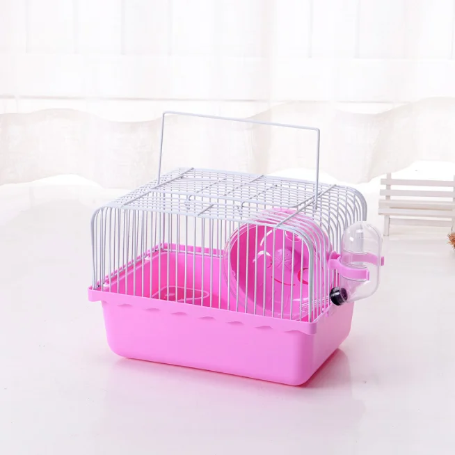 Manufacturers Wholesale Hamster Cage Small Cage for Hamster Simple Portable Cage