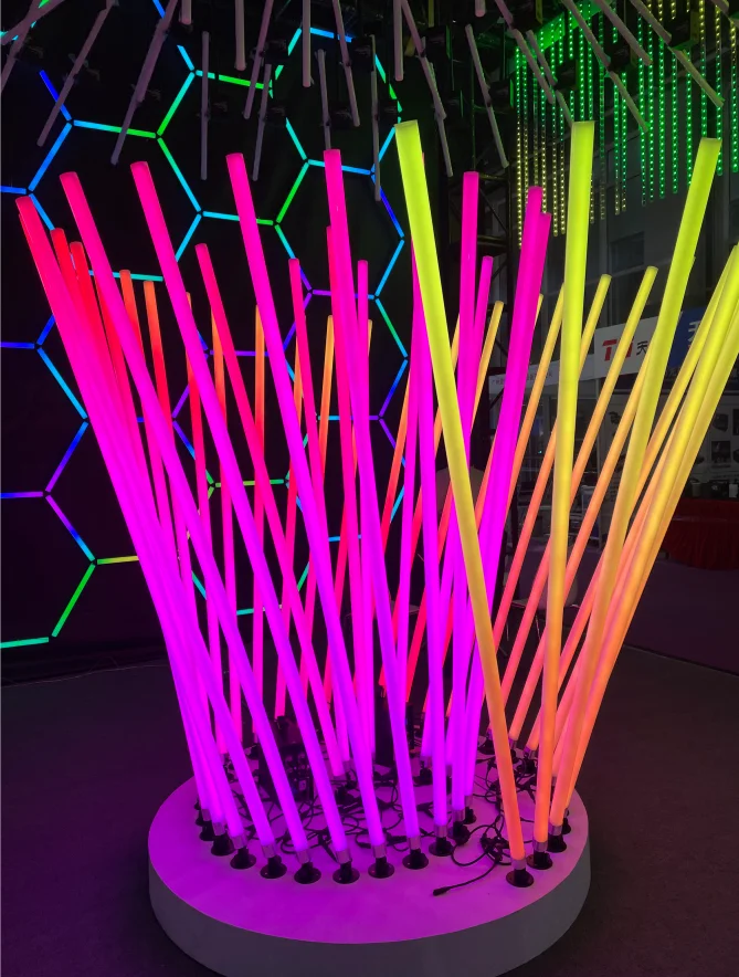 360 led tube stage 0.5m event lighting dj party decoration indoor outdoor lights