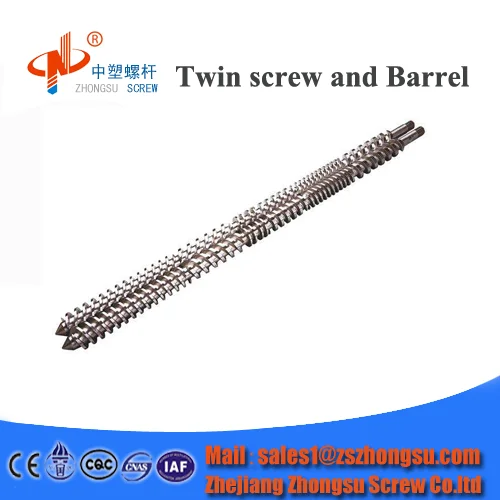 Factory direct extruder twin Parallel Screw Barrel 38crmoala