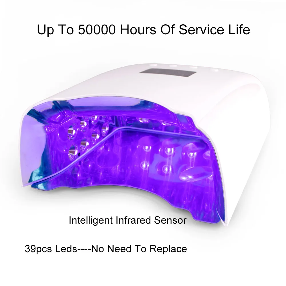 78W Quick-drying UV LED Curing Lamp Nail Art Mini Portable USB Plug Gel Nail Polish Dryer 39PCS led Nail Lamp