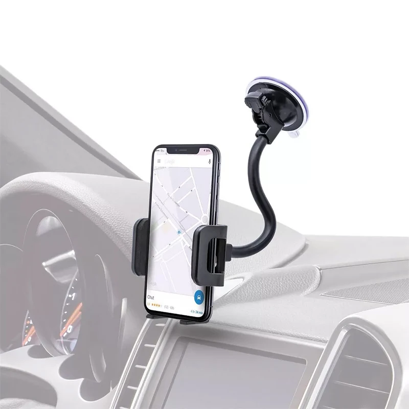 360 Degree Rotating Car Suction Cup Auto Glass Car Phone Holder for Smartphone GPS Navigation