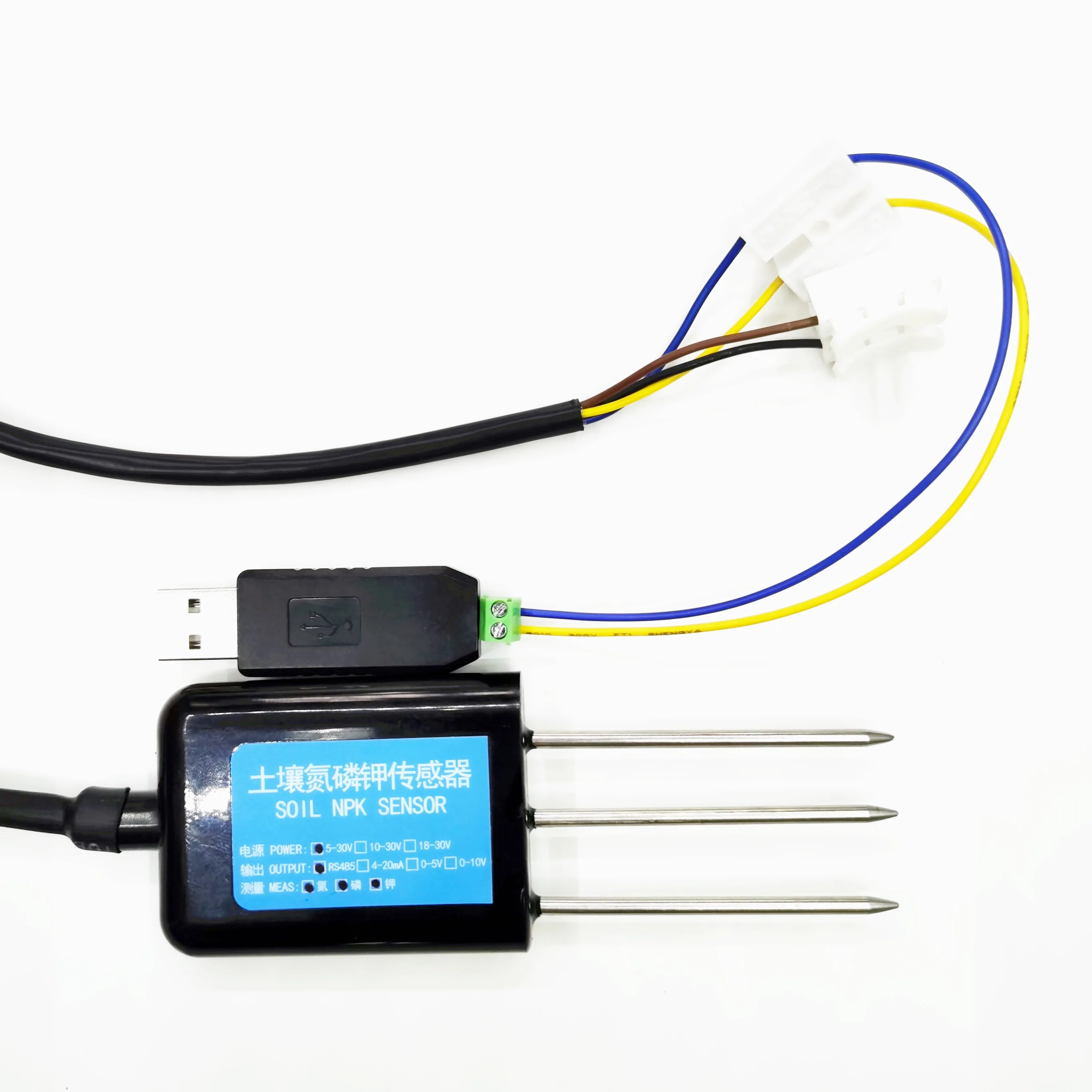  RD-NPK-01-RS485 Стандартный modbus 3 в 1 LORA LORAWAN беспроводной датчик почвы