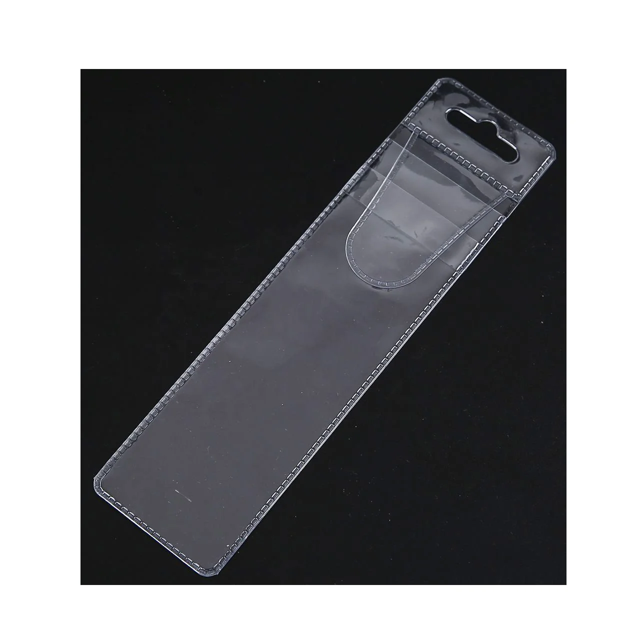 Оптовая продажа ПВХ прозрачная упаковка сумка с подвесным Отверстием Аксессуары для хранения ювелирных изделий