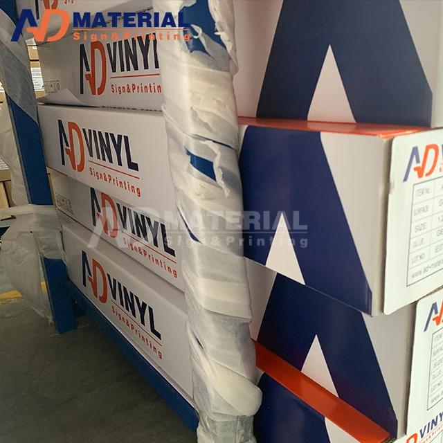 high-quality 120g 140g self adhesive pvc polymeric vinyl  for digital printing