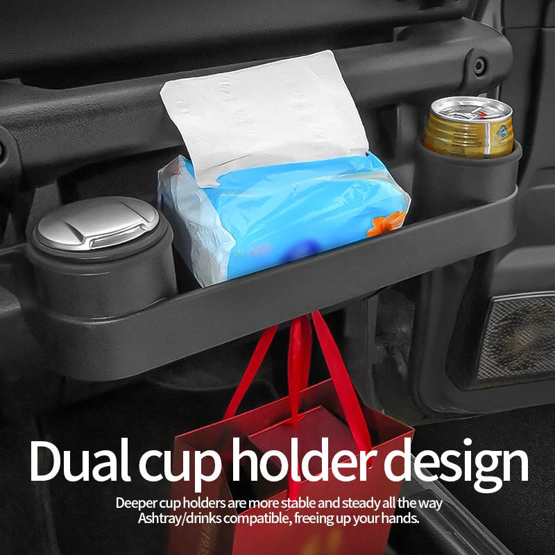 For Suzuji JIMINY JB64 JB74 Car Passenger Seat Storage Box ABS Co pilot Organizer Tray Water Cup Holder Tissue Box Accessories