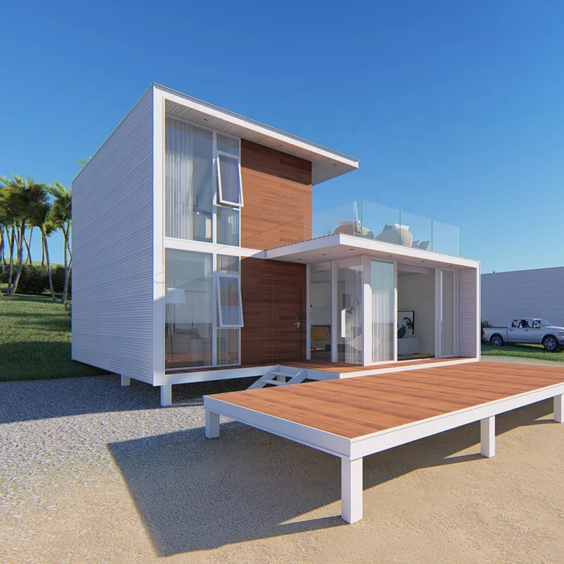 Hot container house supplier light steel villa prefab houses shipping container container home toefl a casa prefab house