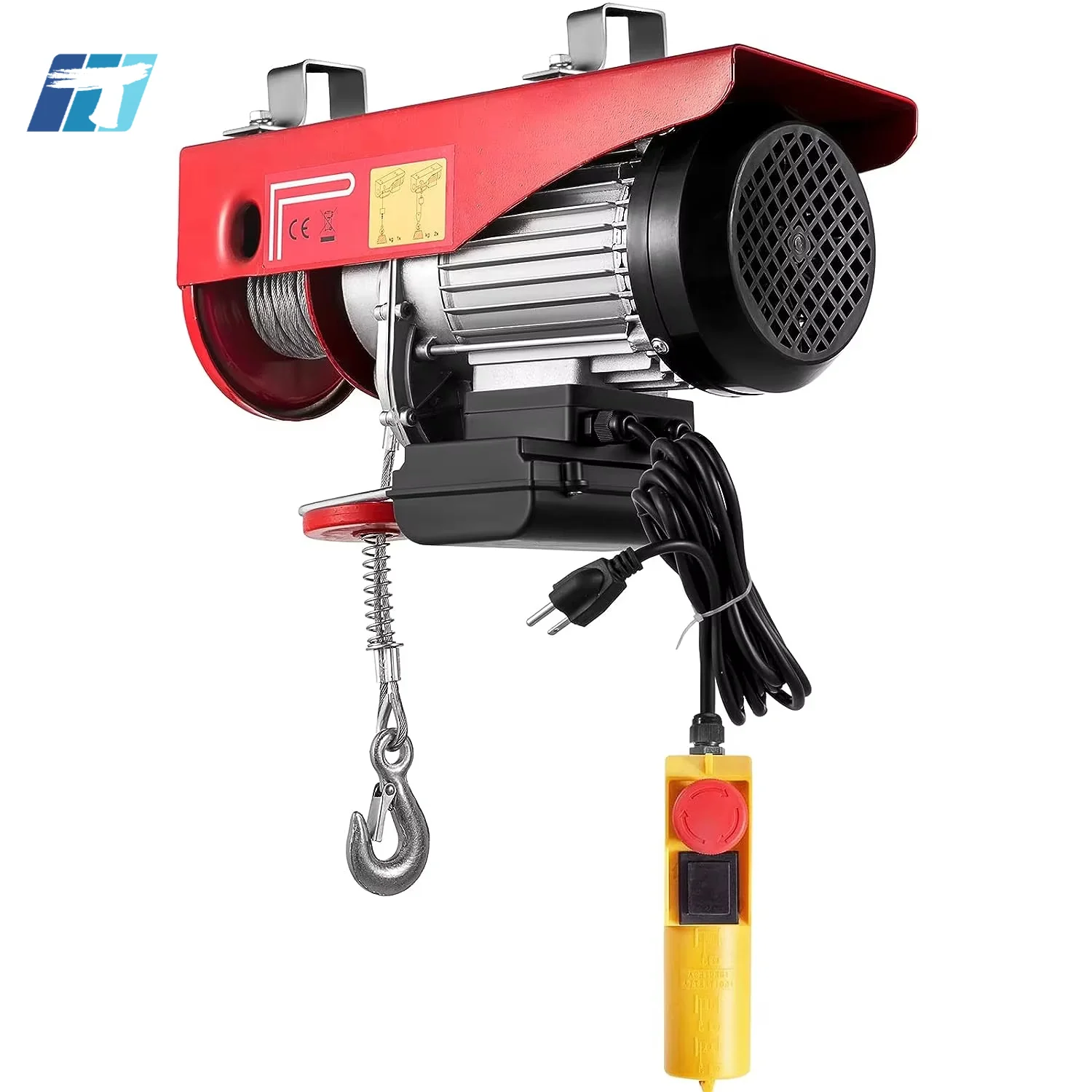 MT aluminum motor housing miniature 1ton electric rope hoist