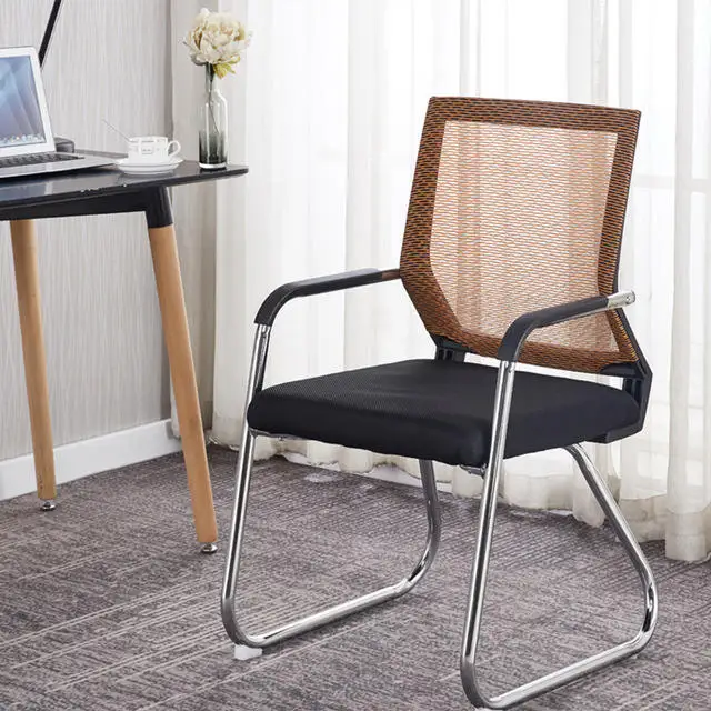 Mesh Chair For Office No Wheel Fixed Base Conference Meeting Room Visitor Chair Office Chair Armrest