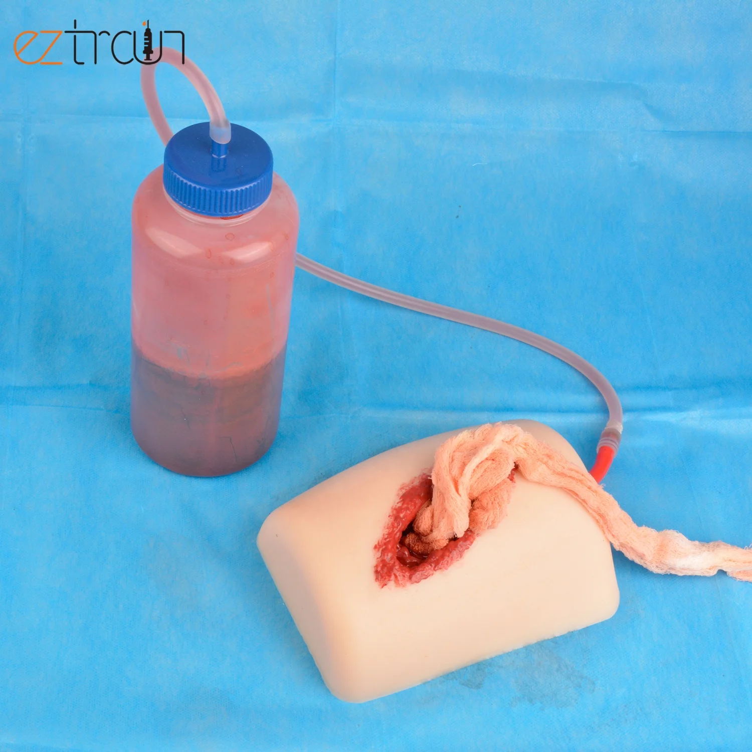 Medical Science Nursing Supplies Open Wound Packing Trainer Wound Care Kit Thigh Laceration Wound Packing Simulator