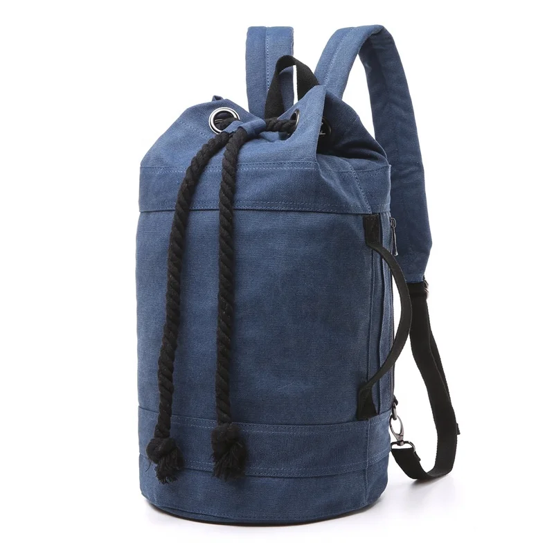 Small Canvas Draw String Sports Bag Backpack Gym Bag For Women Men