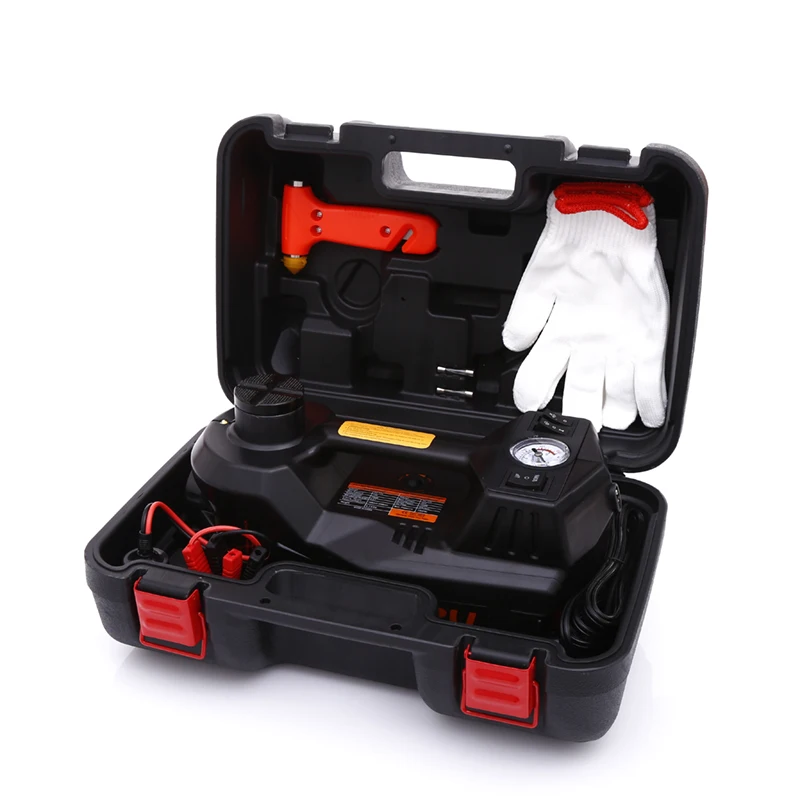 5 Tons Electric Hydraulic Jack With Electric Air Inflation Pump 12 Months Warranty Time Factory Supply