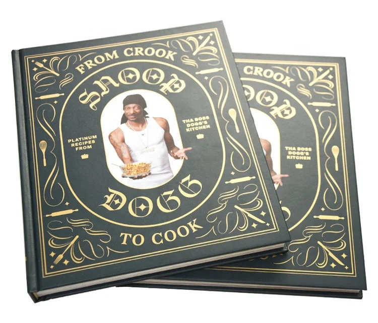 Книга с твердым переплетением, густые книжки с десертами, печать рецептов, офсетная печать, бумага и картон на заказ