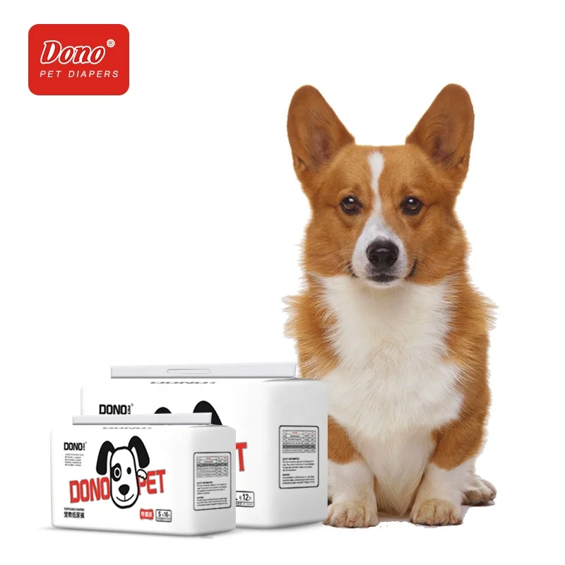 Dono  Wholesale Disposable Super soft breathable female dog diapers with high absorbency pet pad manufacturer