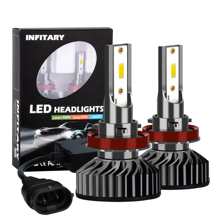 Infitary High quality 4 side super bright led bulbs H4 H7 H11 car motorcycle accessories 9005 9006 waterproof led headlight