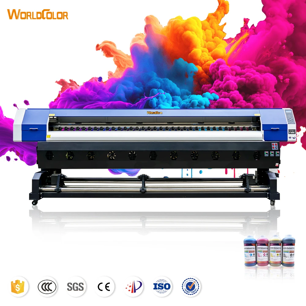 27 years factory direct sale eco solvent more function 3.2m large format inkjet printer machine F1080A1/i3200 head optional