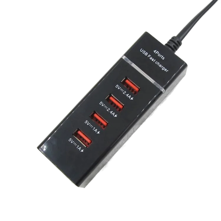  4USB порты быстрое зарядное устройство для зарядки разъем Мульти USB Гнездо мощность