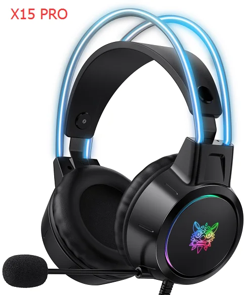 2022 Hot Sell Onikuma X15 pro headset Wired RGB LED Light Stereo Gaming Earphone & Headphone & Accessories