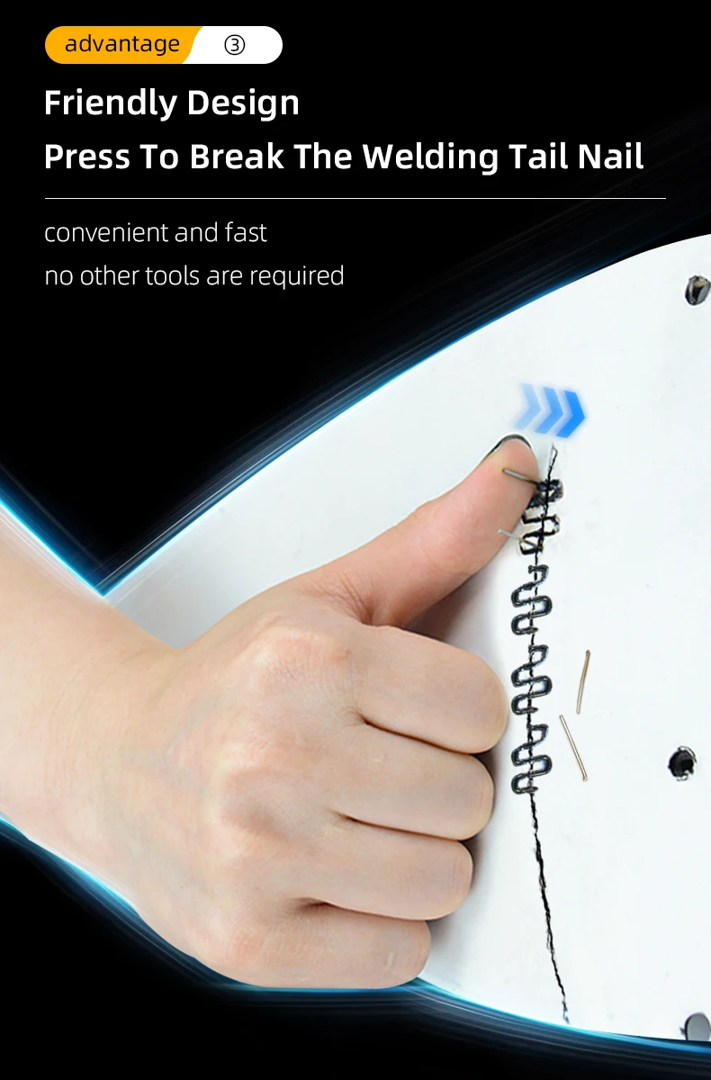 LK502 Portable 50w PVC Plastic Welding Kit  Auto Repair Tool Hot Stapler For Car Bumper Repair Welder Automotive