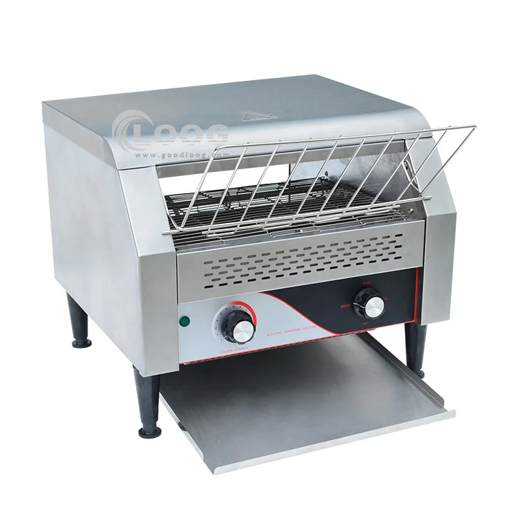 Commercial Kitchen Equipment 220V Conveyor Toaster Oven Electric Stainless Steel Toaster Machine