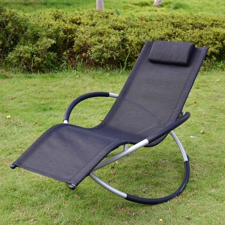 Hot Selling Modern Sun Bed Lounger KD Structure Tesliene With Steel Frame Beach Sun Loungers For Pool Side