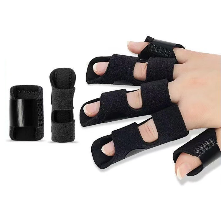 Adjustable Neoprene Finger Support Splint for Fracture Sprained Finger