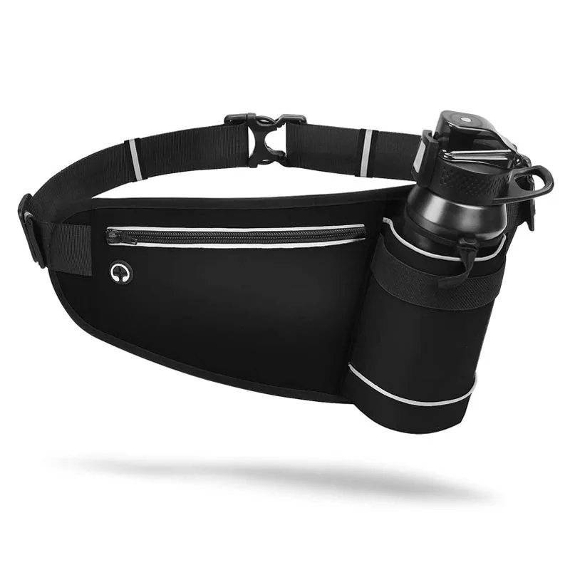 Mountain Land Adjustable Hiking fanny pack  Sport Waist Pouch Hydration Waterproof Waist Bag for Unisex